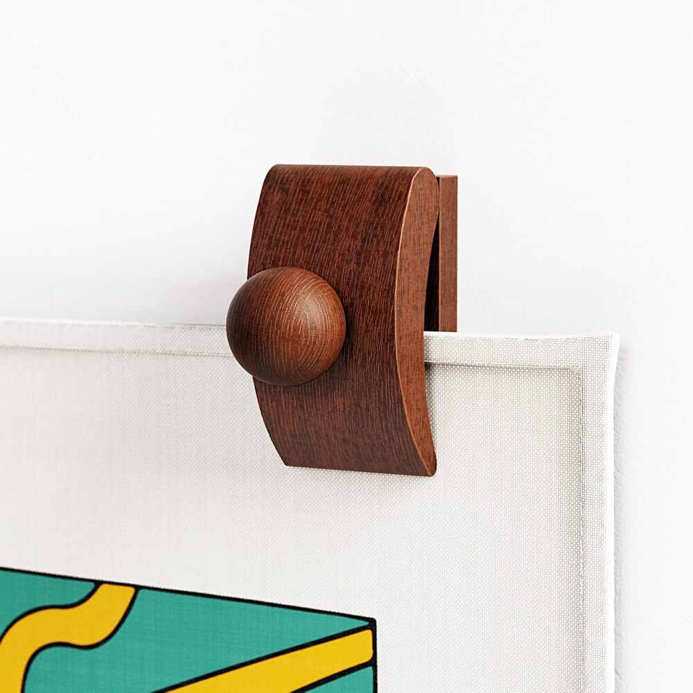 Tapestry Hangers Small Quilt Hangers Wall Hanging Kit (Brown)
